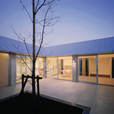 Concave Roof House 1